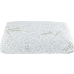 Oreiller à mémoire de forme housse bambou