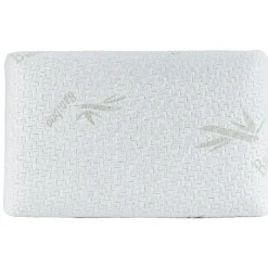Oreiller à mémoire de forme housse bambou