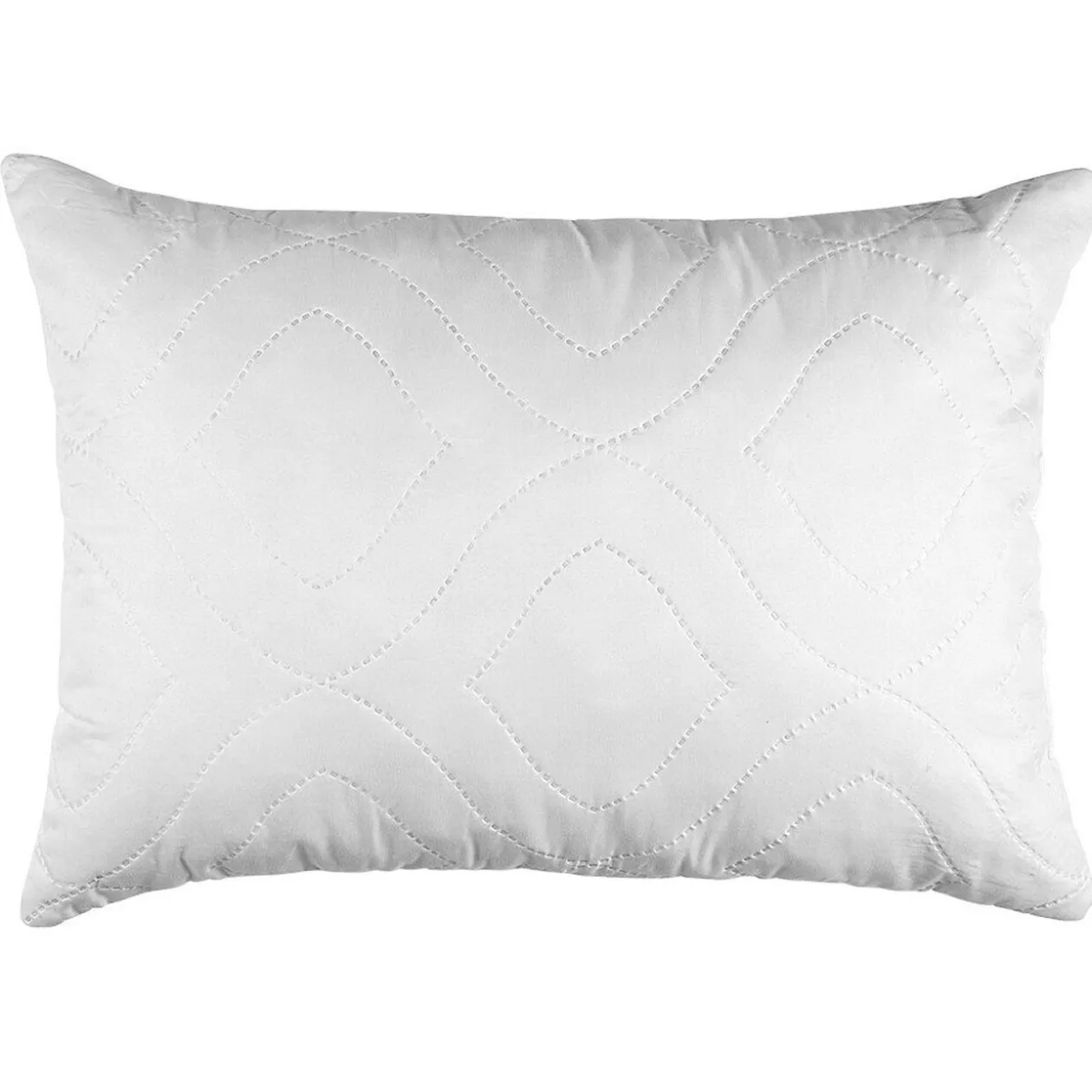 Oreiller à mémoire de forme rectangulaire blanc