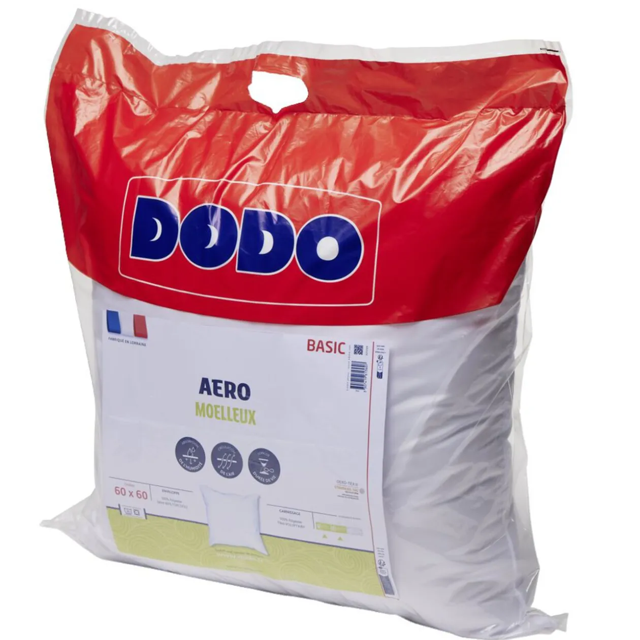 Oreiller Dodo Aero moelleux 60x60cm