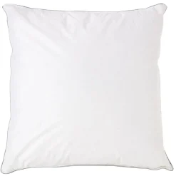 Oreiller en coton naturel garnissage plumes de canard 60x60cm