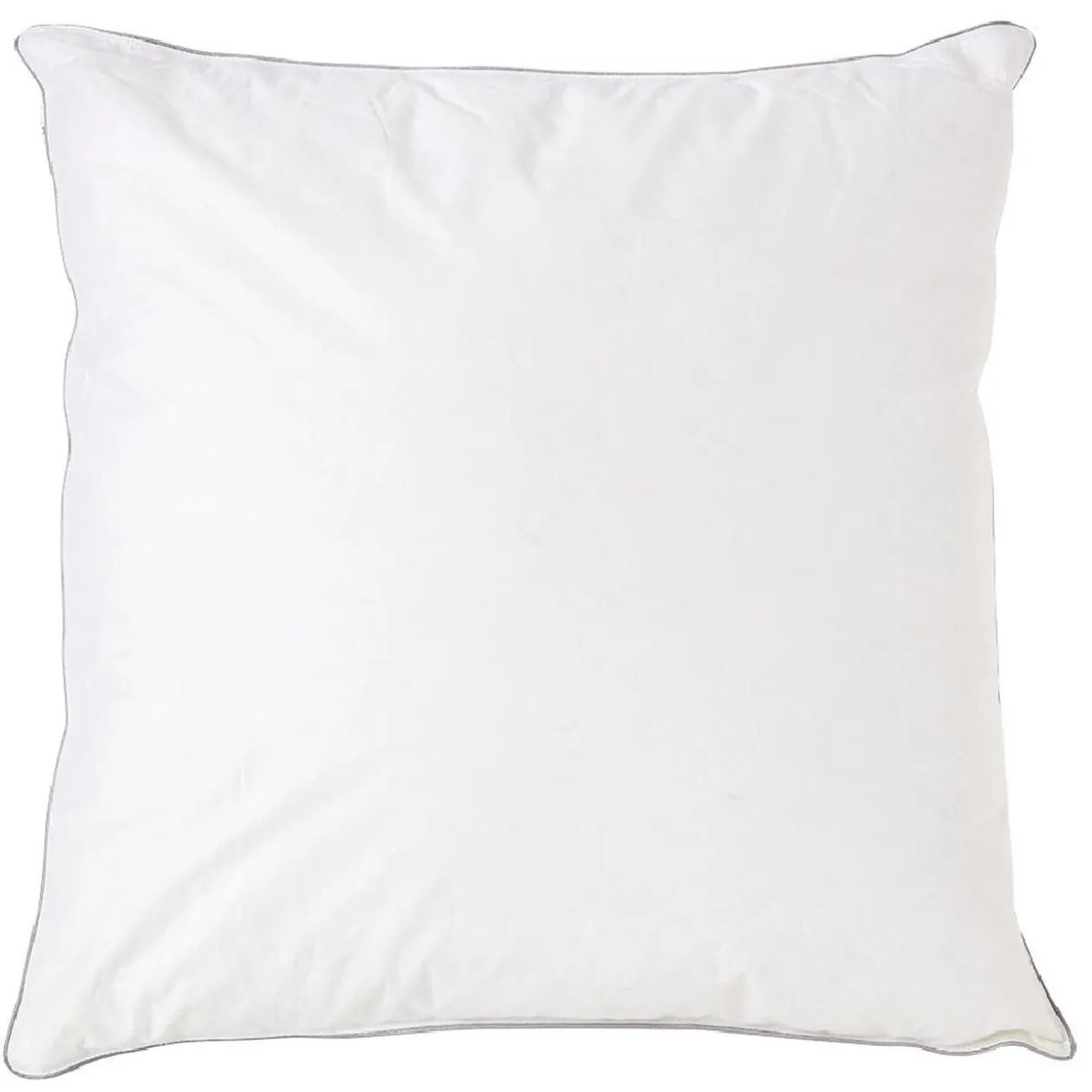 Oreiller en coton naturel garnissage plumes de canard 60x60cm