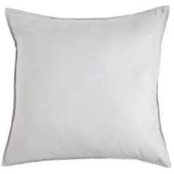 Oreiller ferme carrée bicolore réversible