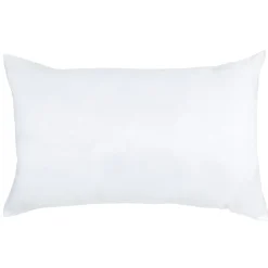 Oreiller moelleux anti acariens polyester blanc 45x70 cm