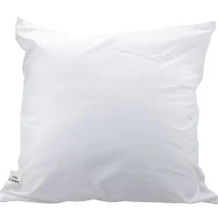 Oreiller souple carré polyester uni blanc