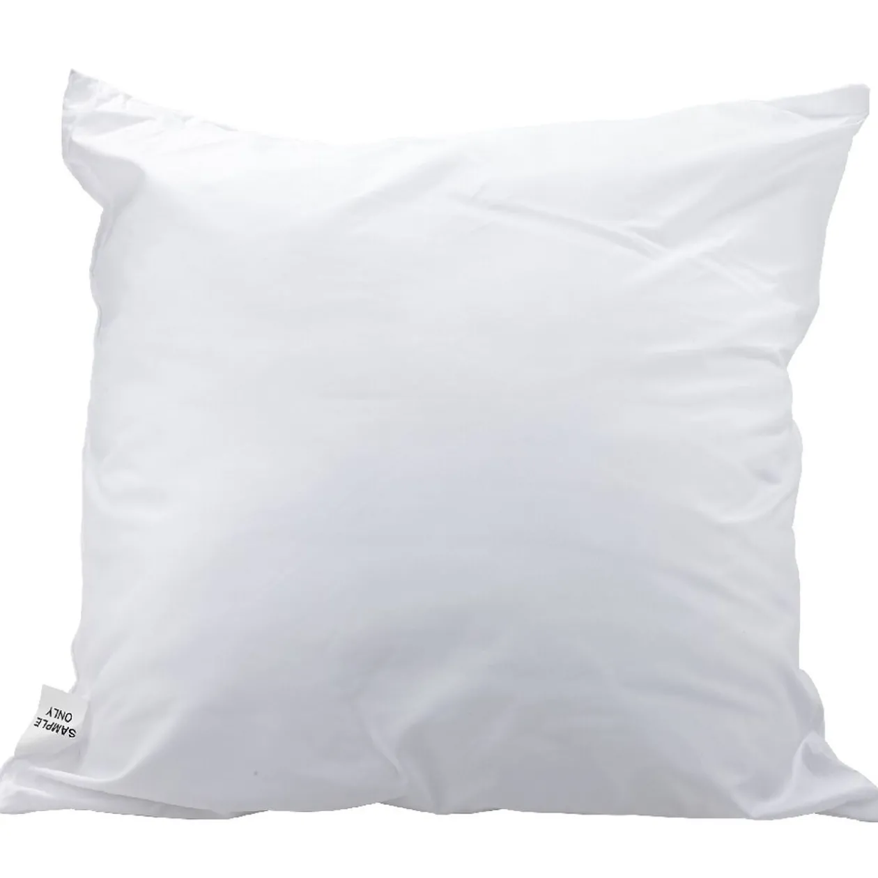 Oreiller souple carré polyester uni blanc
