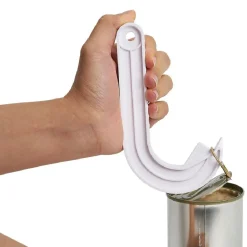 Ouvre-boîte à anneau ergonomique L15cm blanc