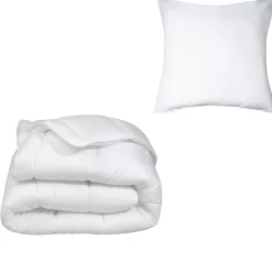 Pack couette 1 place et oreiller microfibre