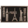 Paillasson design London Paris et New York