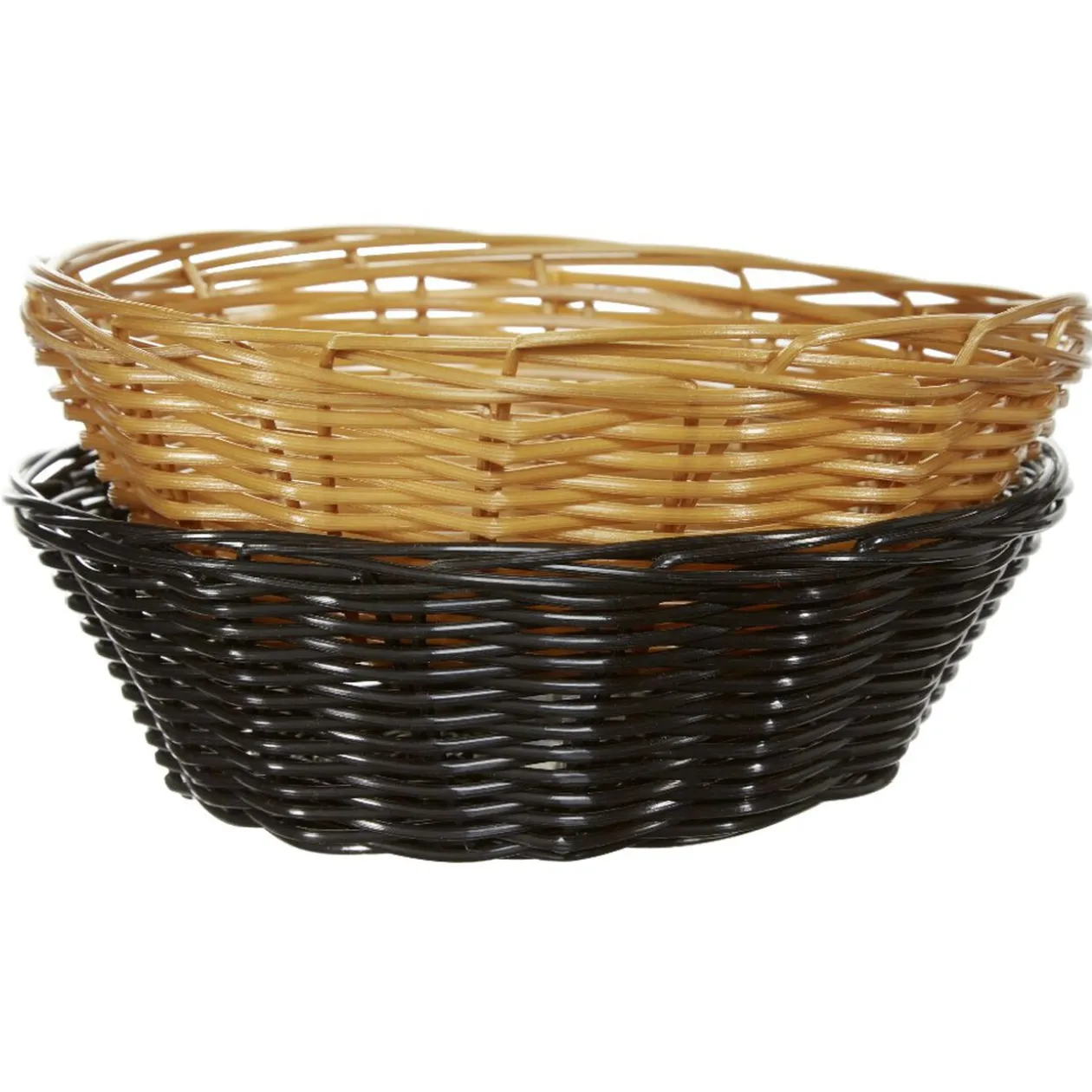 Panière à pain noire et beige x2