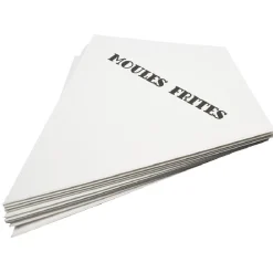 Papier pour présentoir frites x10