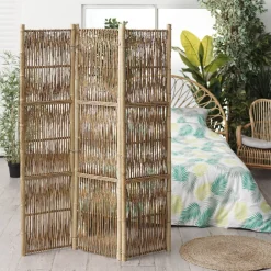 Paravent bambou naturel