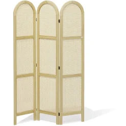 Paravent Malang rotin naturel - L114,5xH170 cm