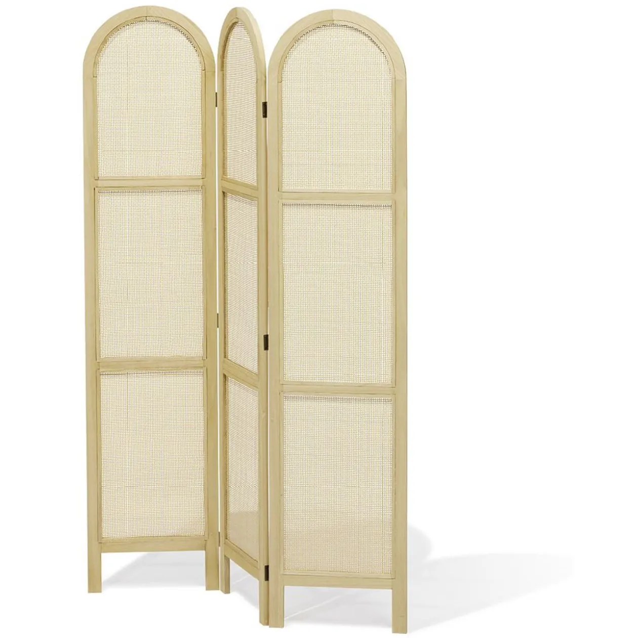 Paravent Malang rotin naturel - L114,5xH170 cm