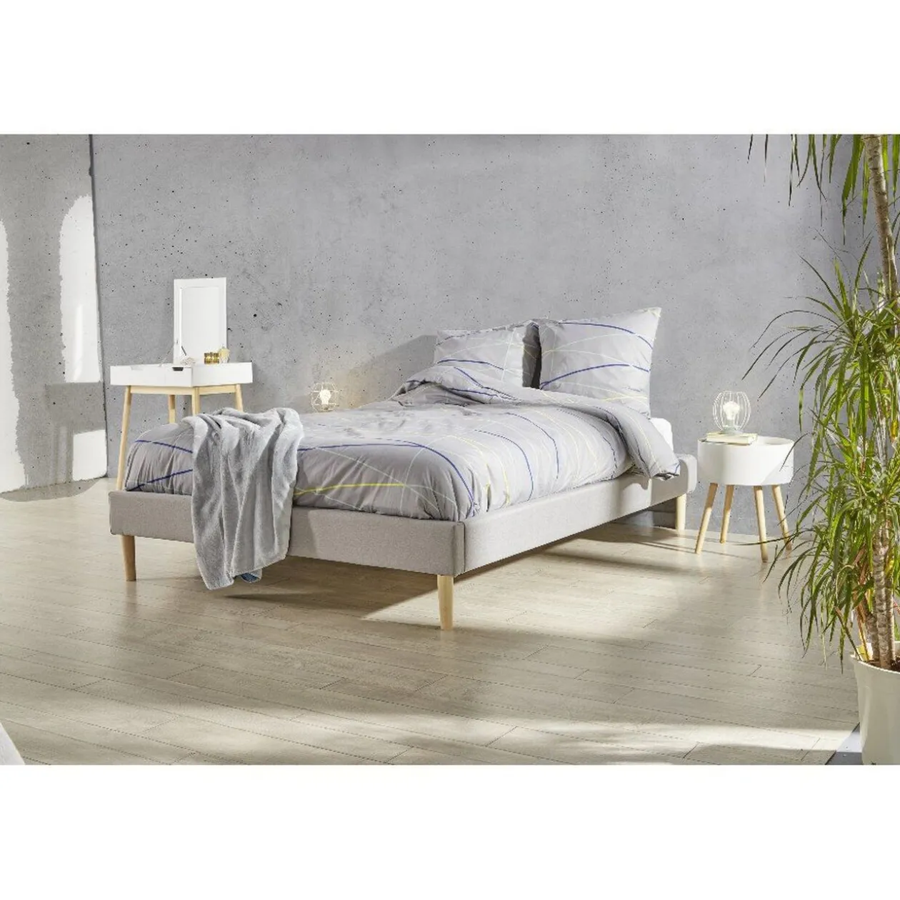 Parure 3 pièces 2 personnes coton