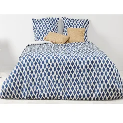 Parure de lit 2 personnes design cyclade