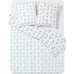 Parure de lit 2 personnes avec taies d'oreiller