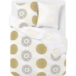 Parure de lit 2 personnes avec taies d'oreiller