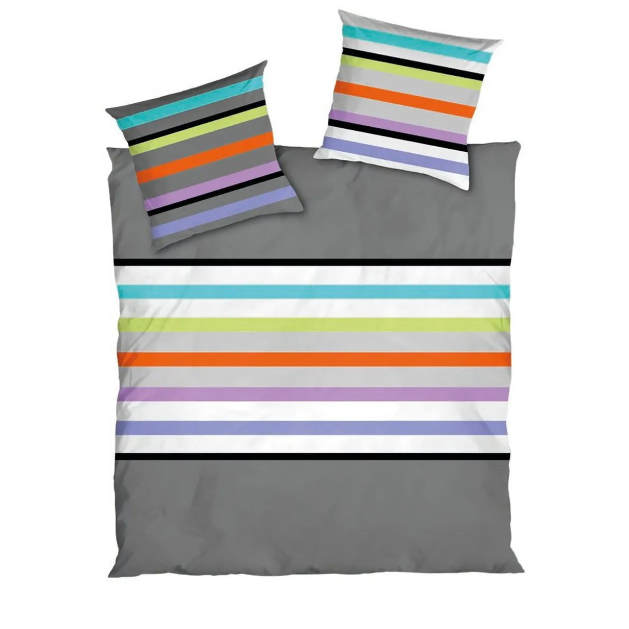 Parure de lit 2 personnes coton imprimé 240x260 c