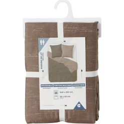 Parure de lit 2 personnes bicolore 240x220cm