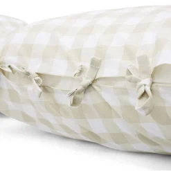 Parure de lit 2 personnes 240x220cm quadrillage petit carreau