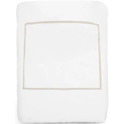 Parure de lit 2 personnes 240x220cm réversible beige et gris