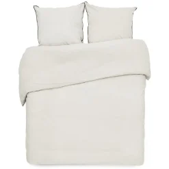 Parure de lit 2 personnes 240x220cm beige uni