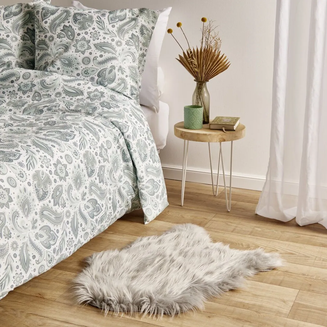 Parure de lit 2 personnes 220x240cm 3 pièces - 4 modèles