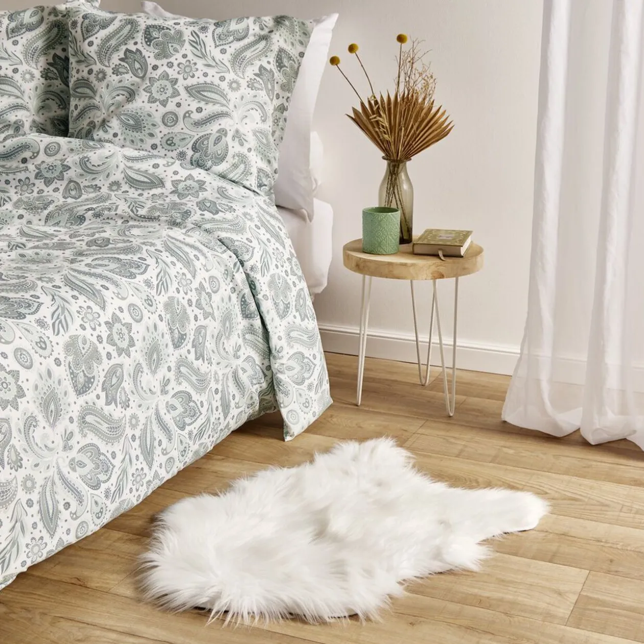 Parure de lit 2 personnes 220x240cm 3 pièces - 4 modèles