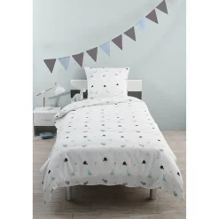 Parure de lit 1 place dinosaure