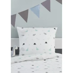 Parure de lit 1 place dinosaure