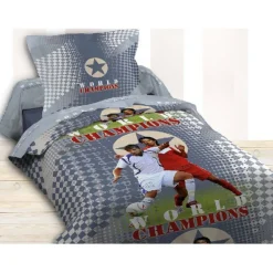 Parure de lit 1 place football