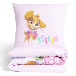 Parure de lit 1 place Pat' Patrouille Stella et Everest