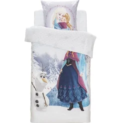 Parure de lit 1 place Reine des neiges