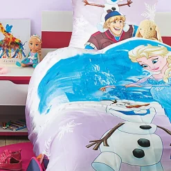 Parure de lit 1 place Reine des neiges