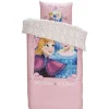 Parure de lit 1 place rose Reine des neiges Disney Frozen