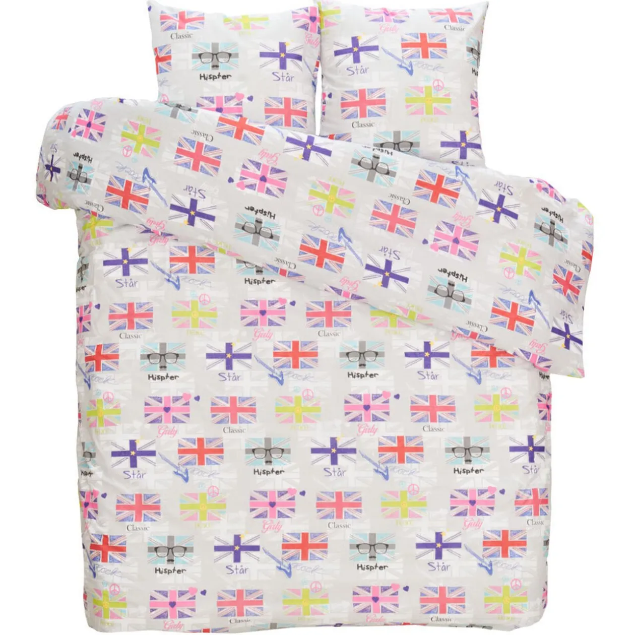 Parure de lit 2 places 3 pièces