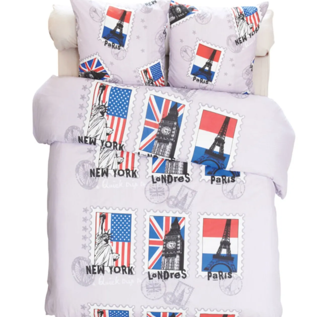 Parure de lit 2 places City