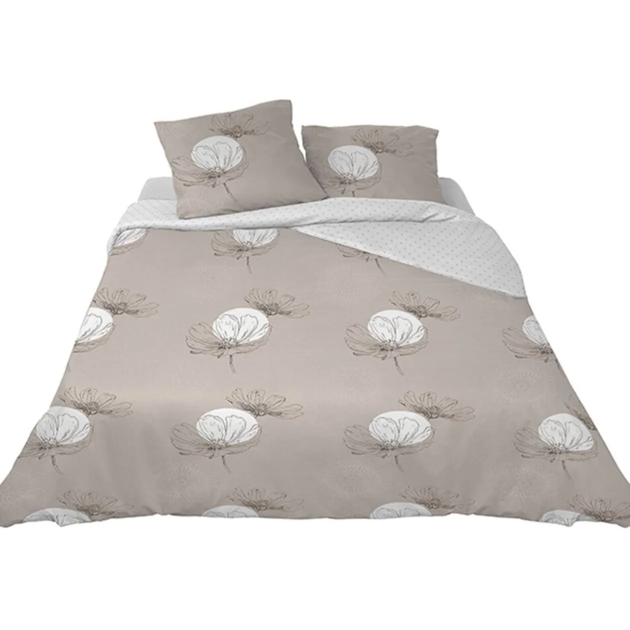 Parure de lit 2 places design fleurs