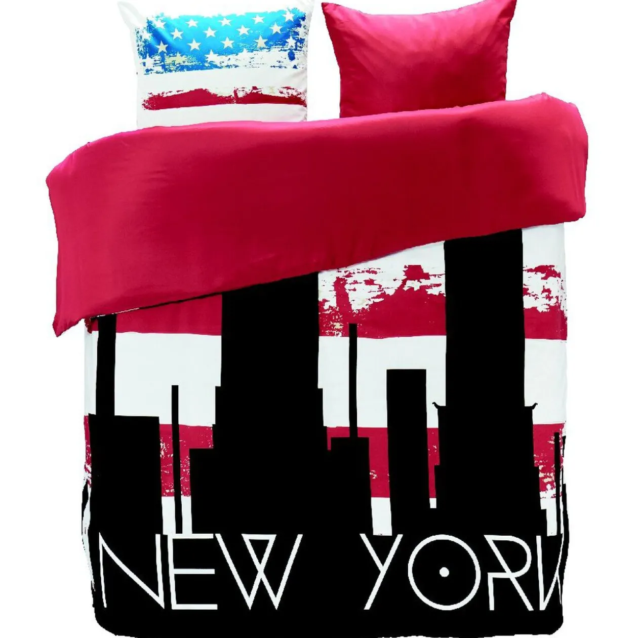 Parure de lit 2 places design drapeau New York
