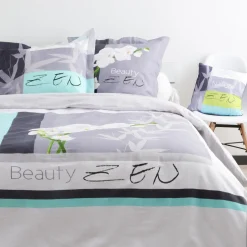 Parure de lit 2 places design Beauty zen