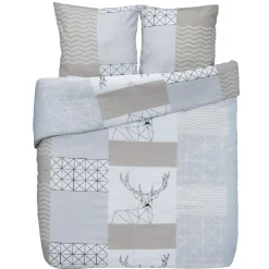 Parure de lit 2 places design scandinave Laponie