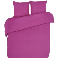 Parure de lit 2 places dessus matelassé violet 240x260 cm