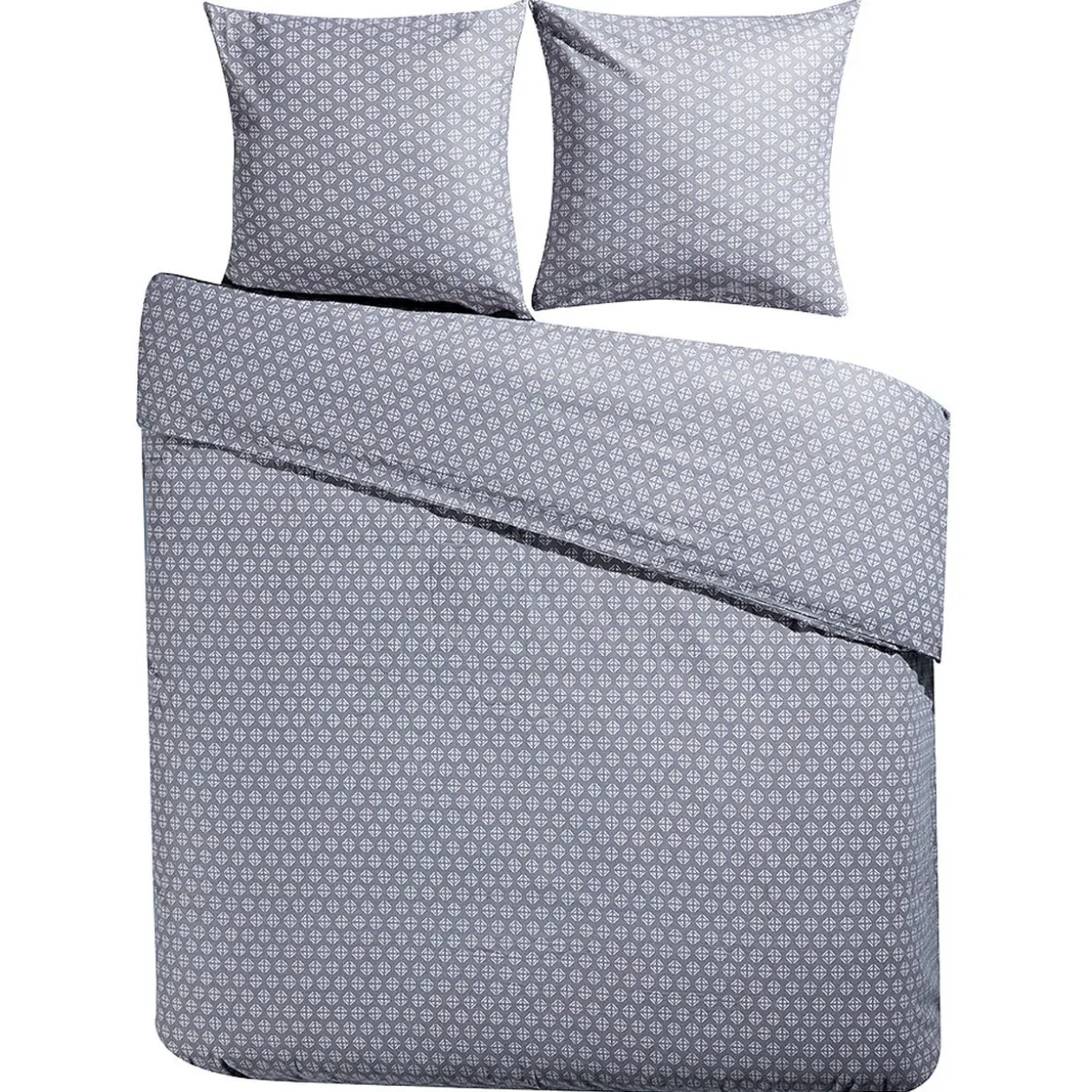 Parure de lit 2 places flanelle motif graphique