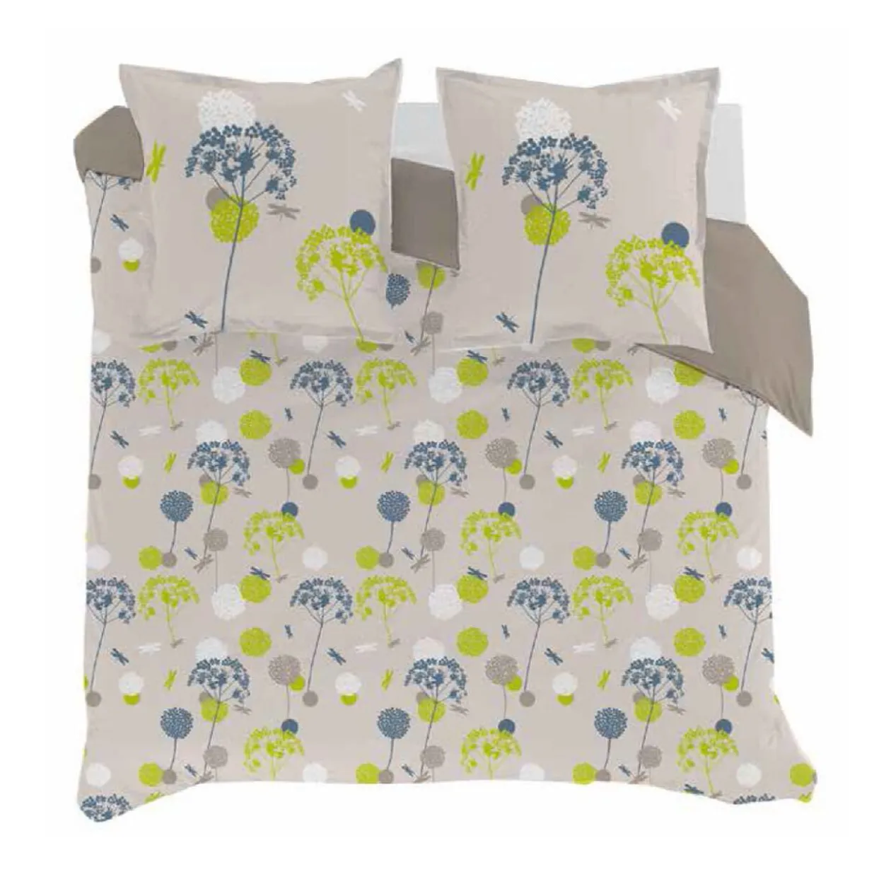 Parure de lit 2 places motif libellule