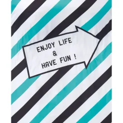 Parure de lit 2 places motif rayures