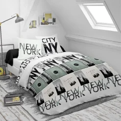 Parure de lit 2 places New York city