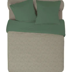 Parure de lit 2 places verte