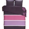 Parure de lit 2 places violette réversible