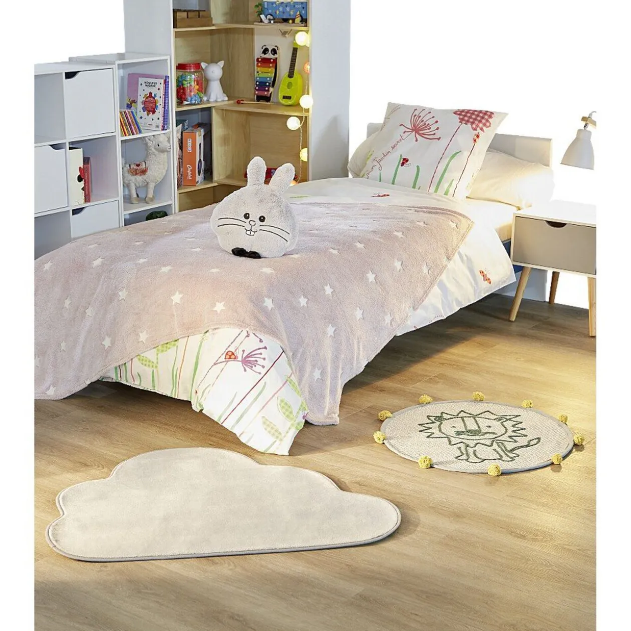 Parure de lit enfant coton imprimé 140x200 cm